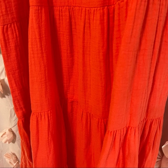 NWT reddish orange sundress lightweight size M - Picture 8 of 10